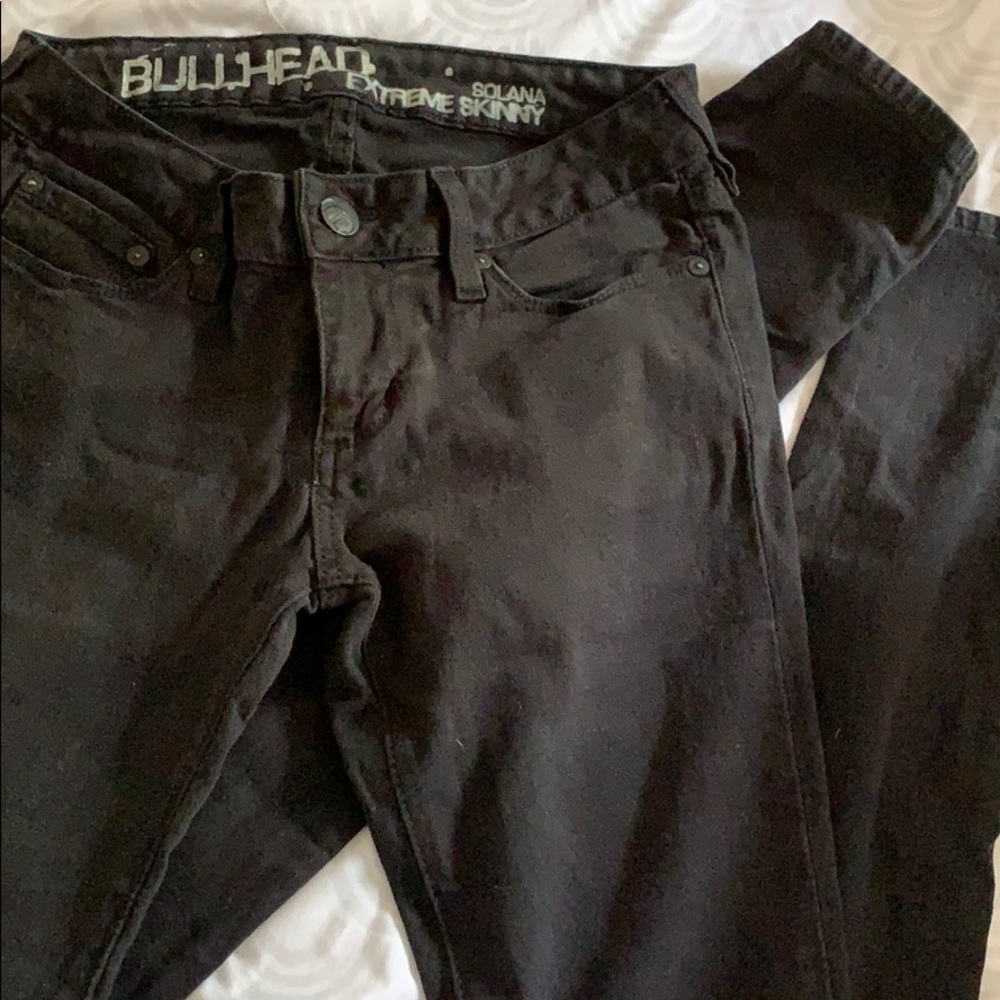 Black skinny jeans, great condition